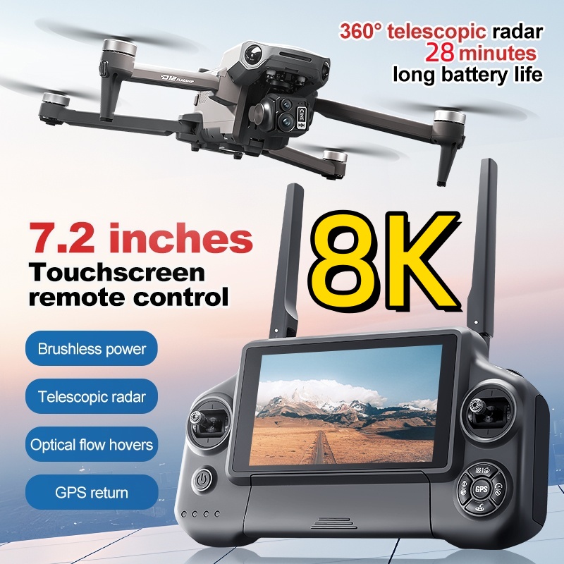 Kids Toys Drone - Dron RC con Control Remoto FPV,