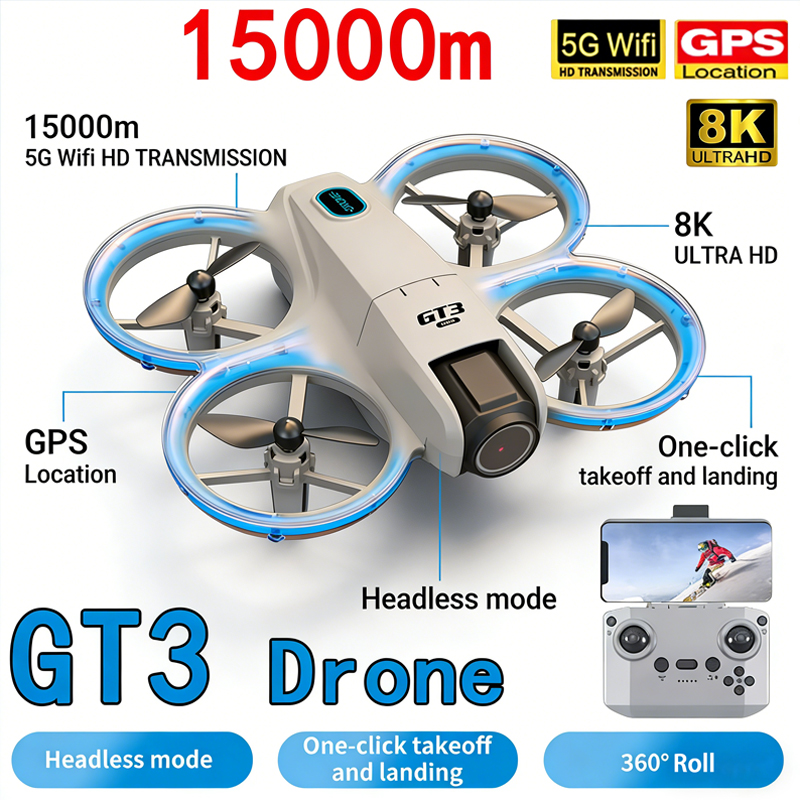 Kids Toys Drone - Nuevo GT3 MAX Drone 8K HD