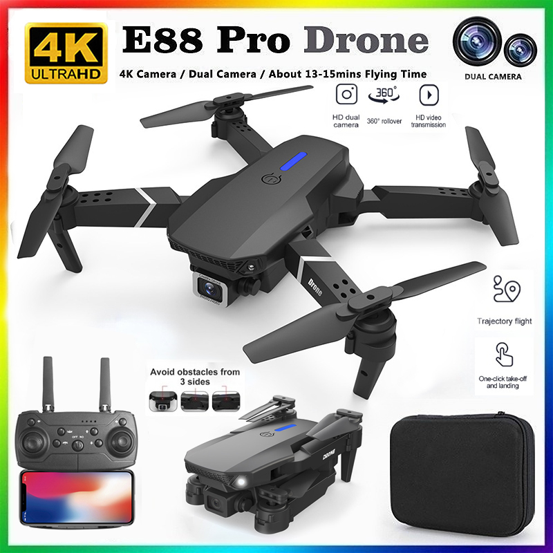 Kids Toys Drone - Nuevo Dron RC Profesional E88 2026