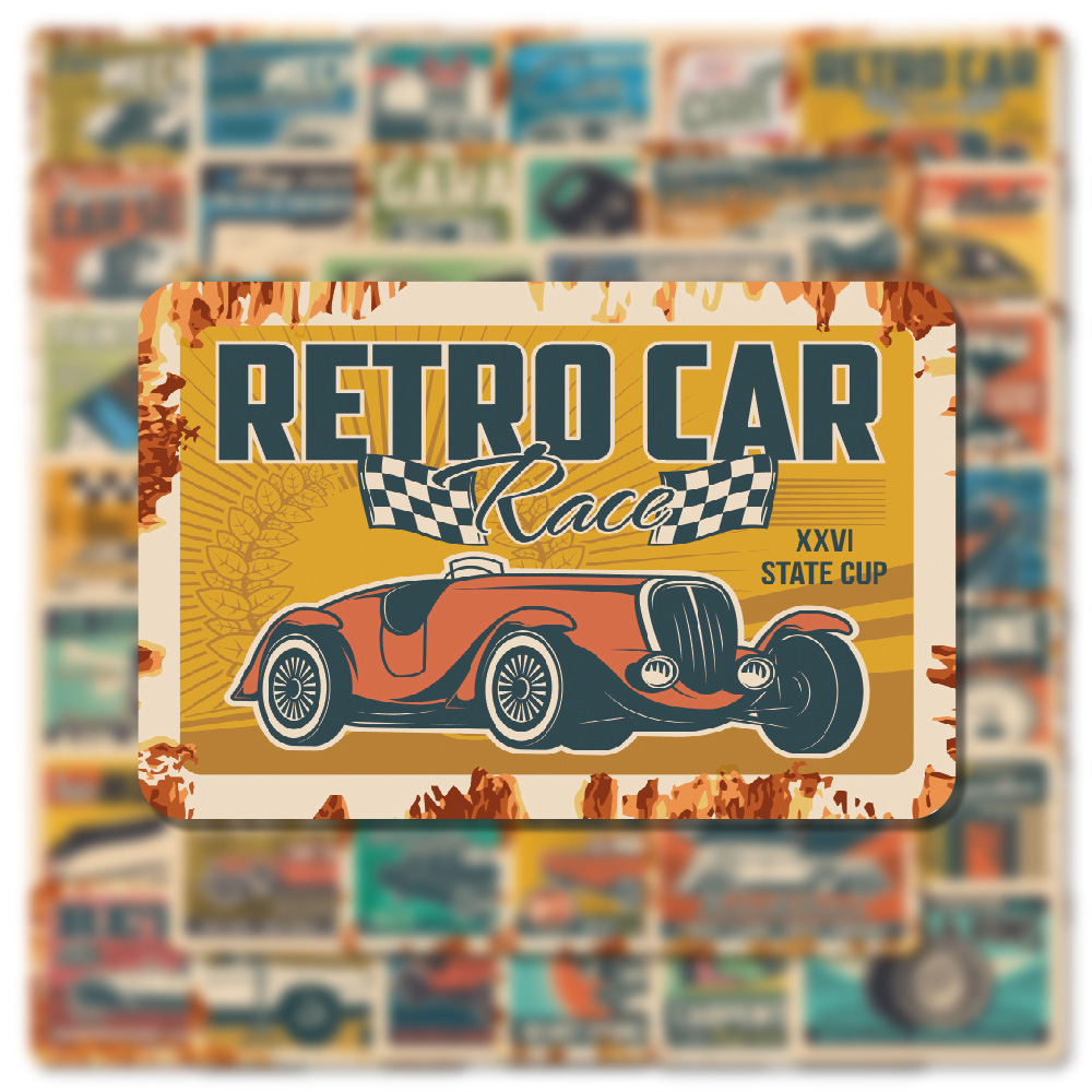 Kids Toys Vintage - Pegatinas de grafiti Retro para coche,