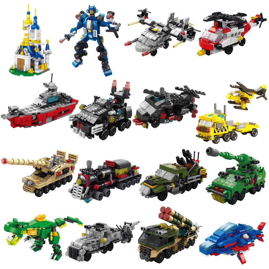 Dinosaur Figurine Set - Coche de ingeniería urbana 6 en