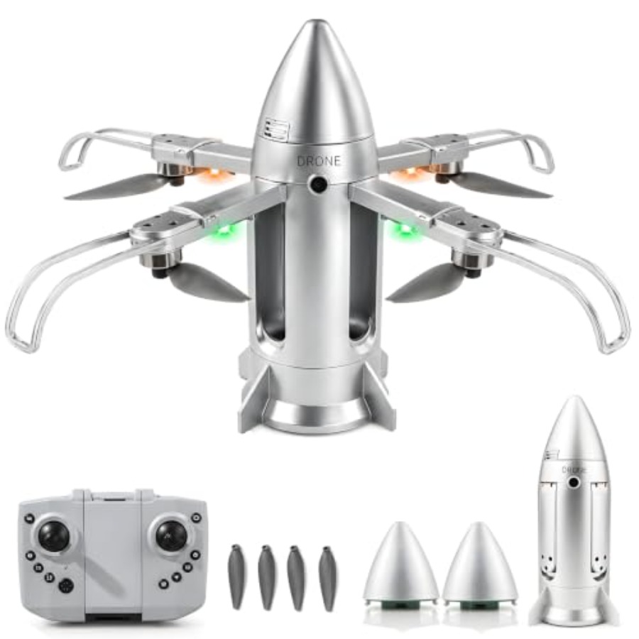 Kids Toys Drone - Dron cohete RC para niños: juguete