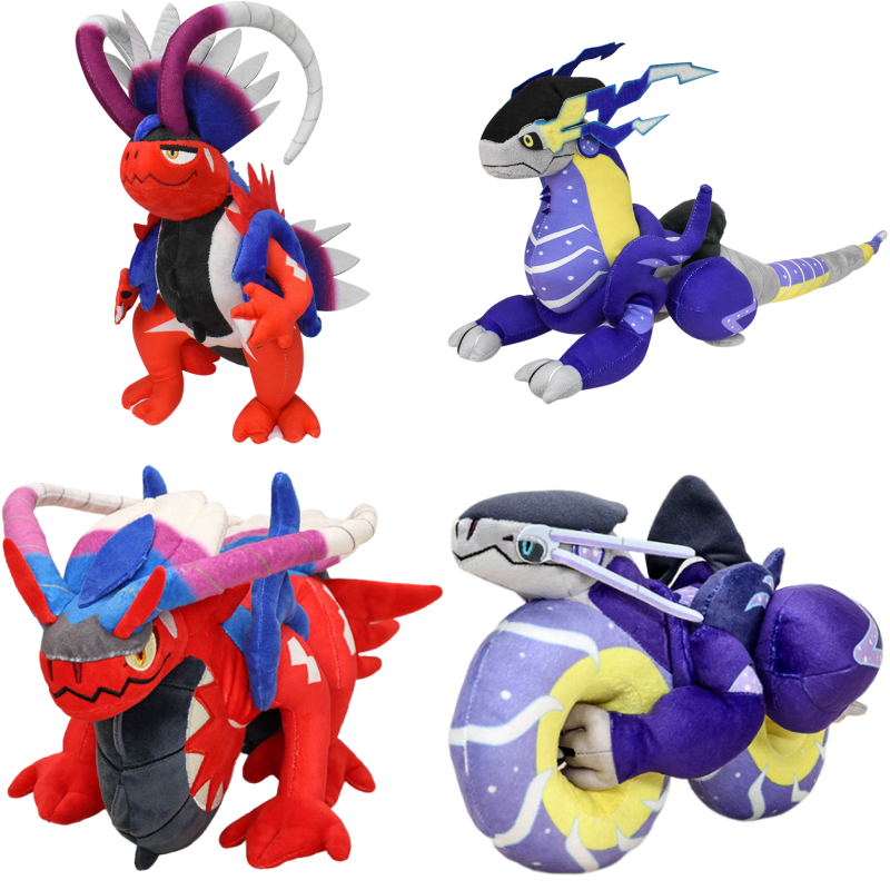 Dinosaur Figurine Set - Pokemon Koraidon Miraidon juguetes de Peluche