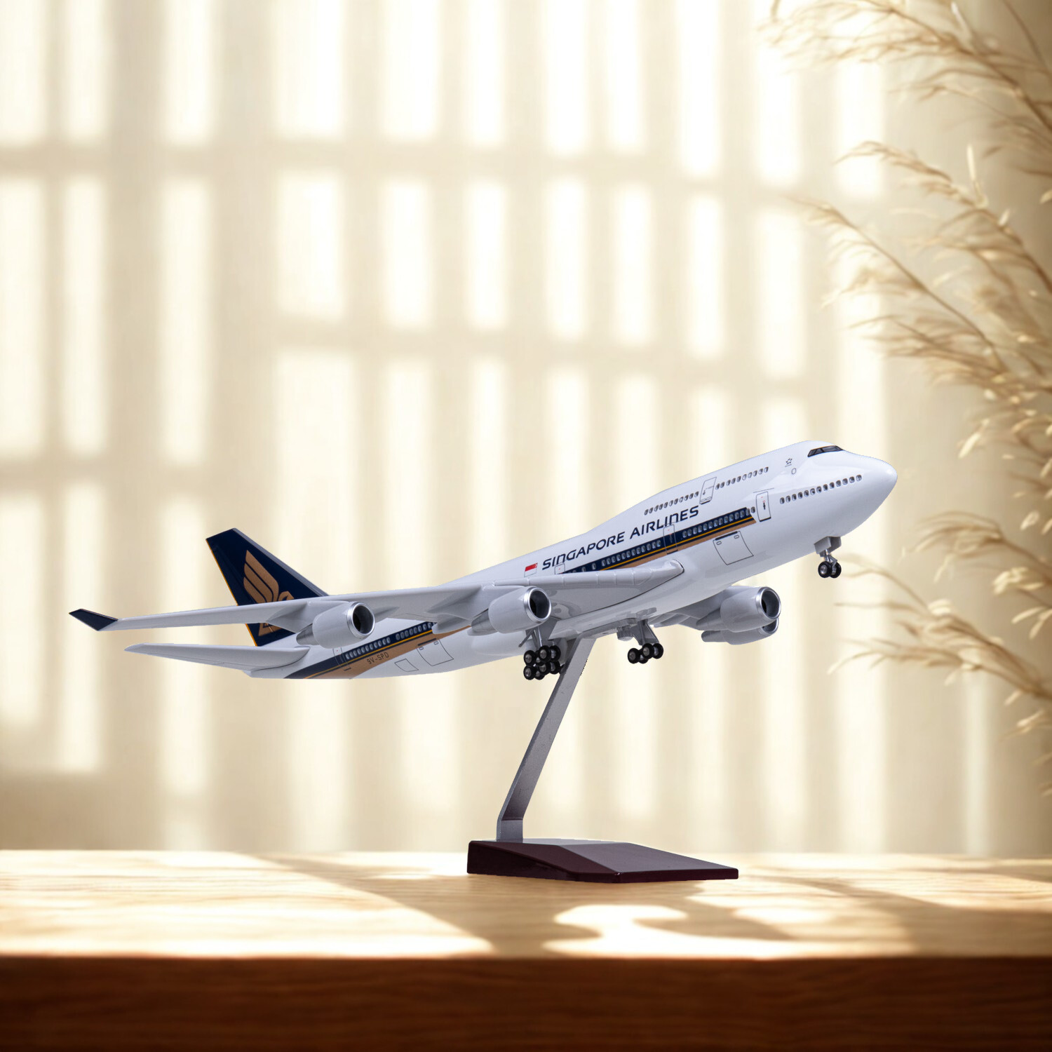 Kids Toys Singapore - Modelo de Avión B747 de Singapur