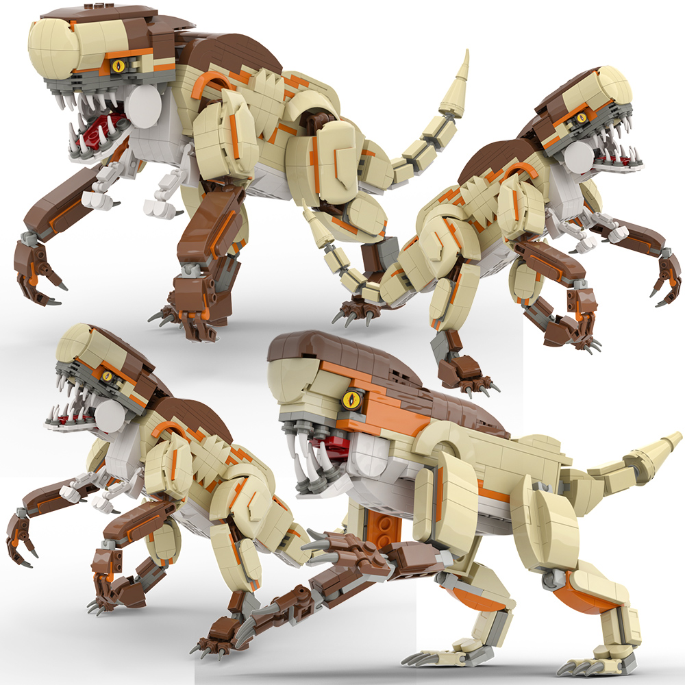 Dinosaur Figurine Set - Juego de bloques de construcción de