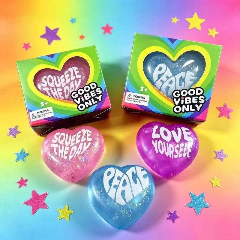 Kids Toys Quotes - Juguetes antiestrés con forma de corazón