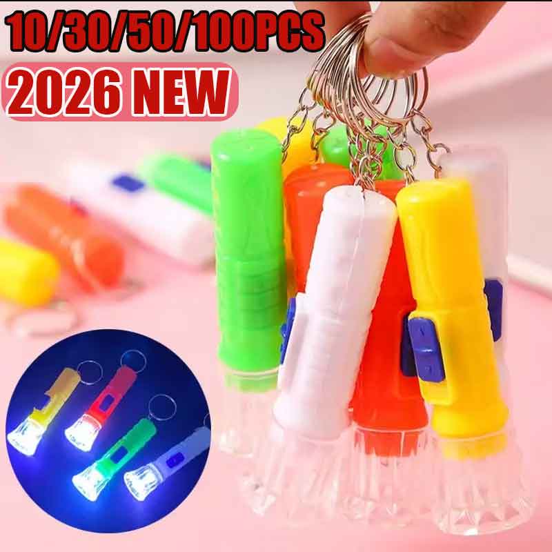 Kids Toys Bag - 10/30/50/100PCS Mini Linterna LED de Juguete