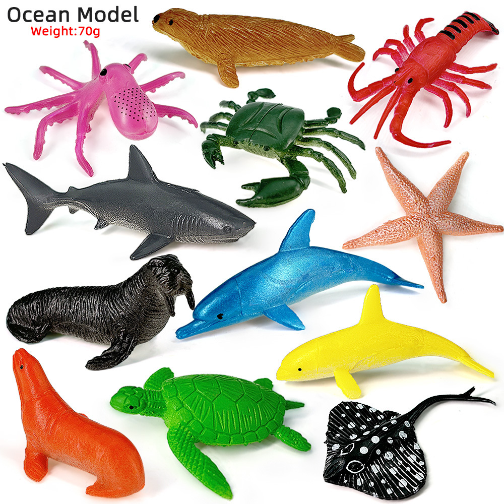 Kids Toys 3 Year Old - 12 Uds. Juego de vida marina
