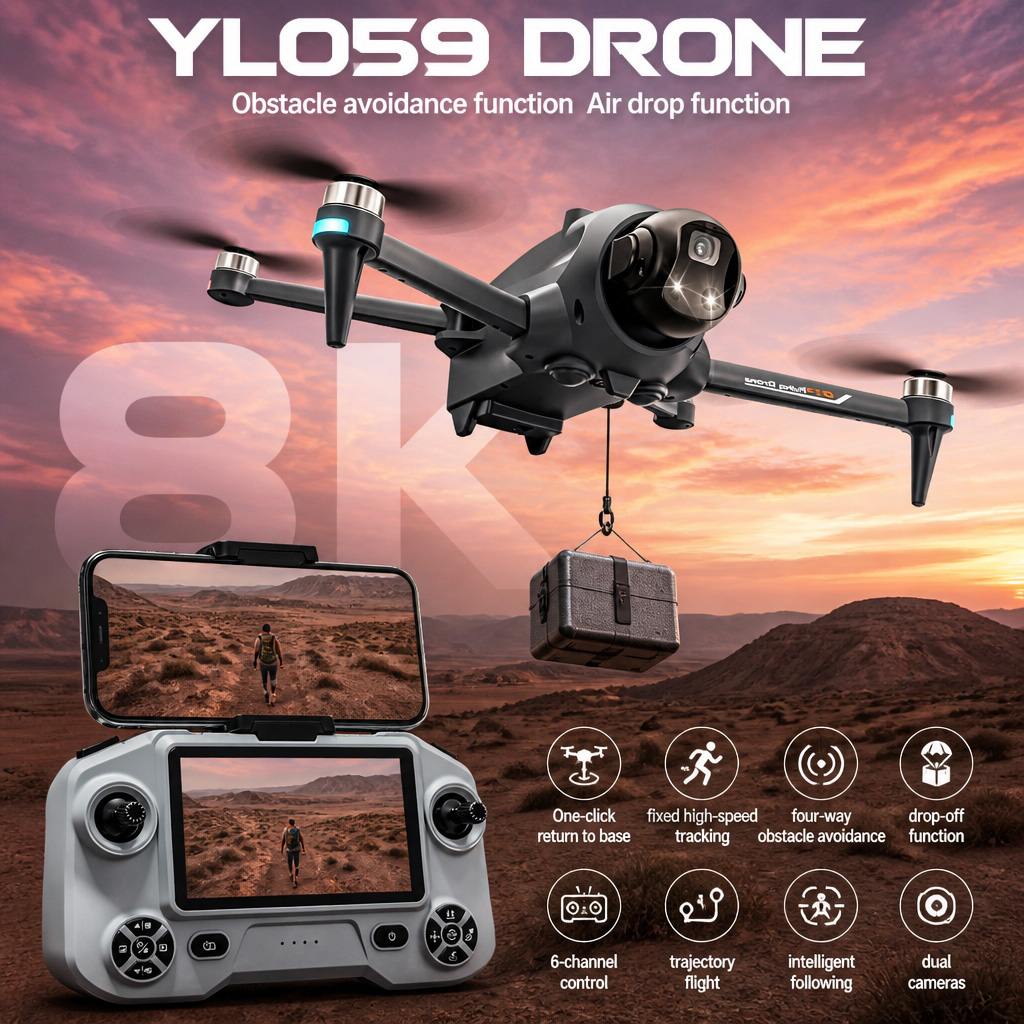 Kids Toys Drone - NUEVO Dron YL059 con GPS, Retorno