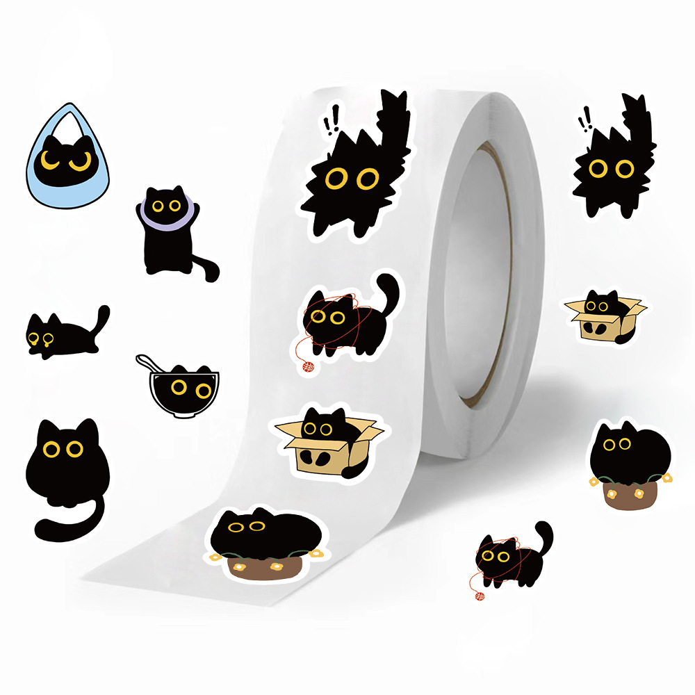 Kids Toys Names - 100-500 Uds. Pegatinas de Gato de