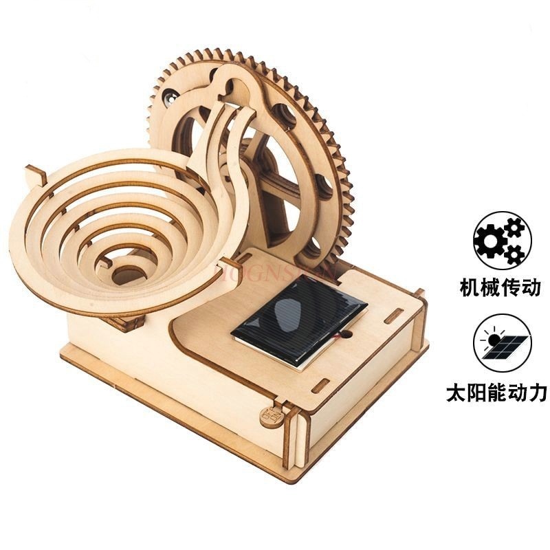 Marble Run Set - Carrera solar de mármol de madera