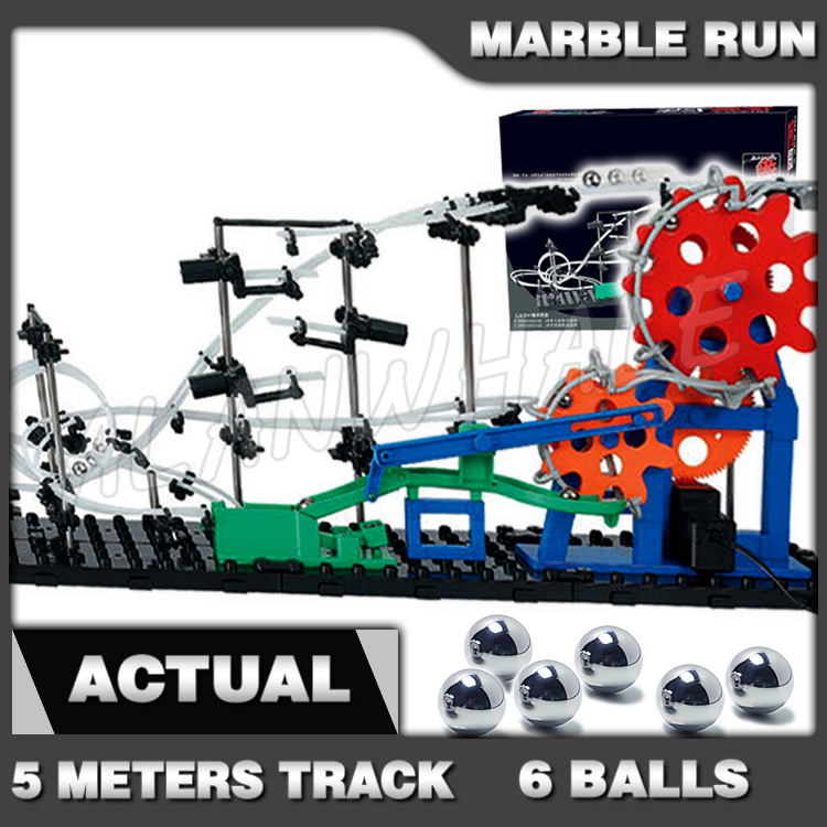 Marble Run Set - Riel de 560cm, engranaje de carrera