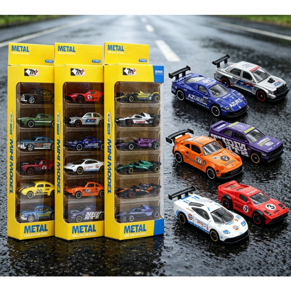 Kids Toys Amazon - Juego de 6 coches de carreras