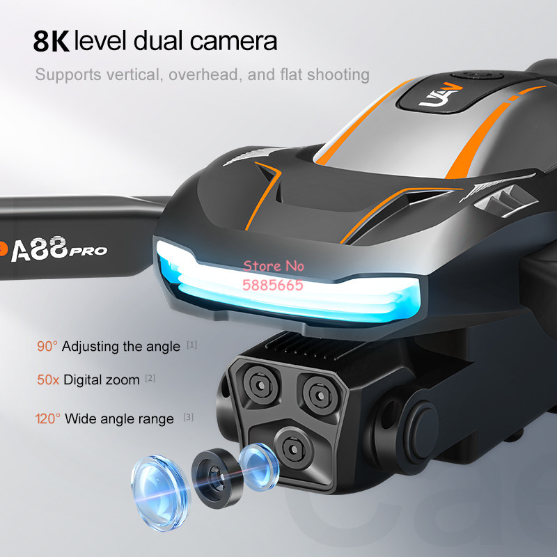 Fotografía aérea 8K posicionam - Kids Toys Drone reseña y precio
