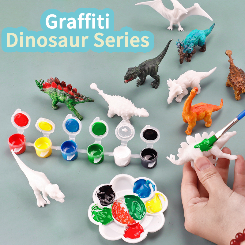 6 uds/8 Uds., juguetes de dino - Dinosaur Figurine Set reseña y precio