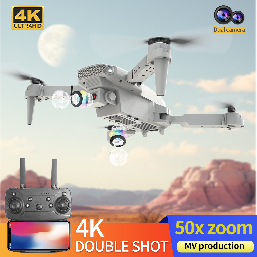 Nuevo Dron RC Profesional E88  - Kids Toys Drone reseña y precio