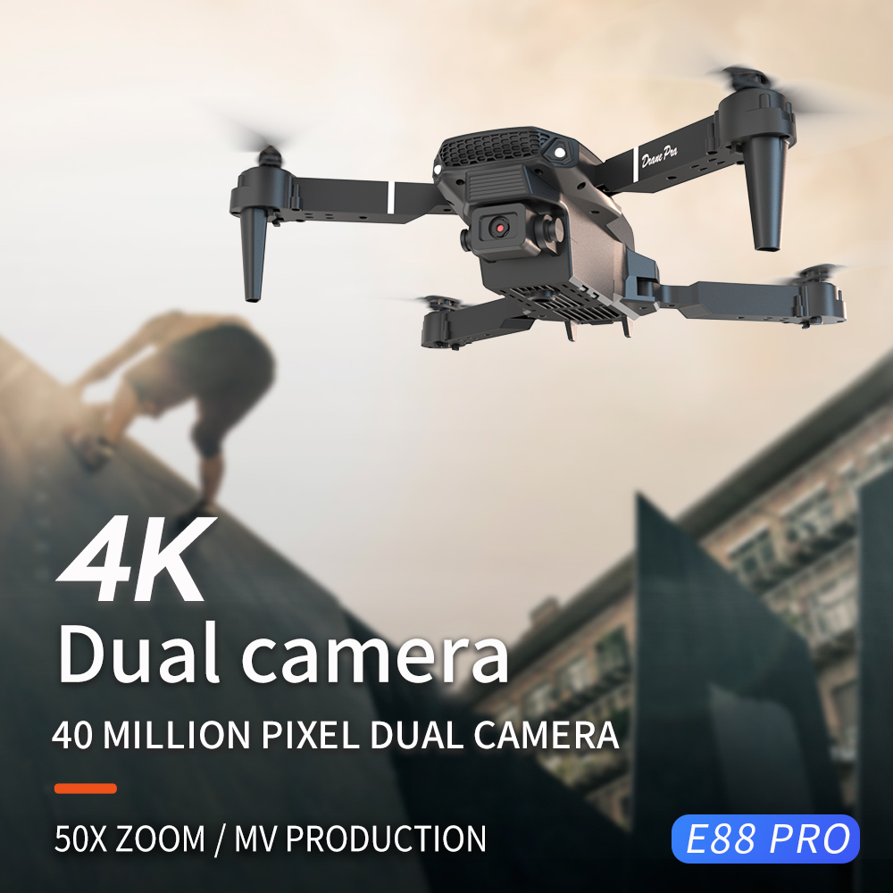 Nuevo Dron RC Profesional E88  - Kids Toys Drone reseña y precio