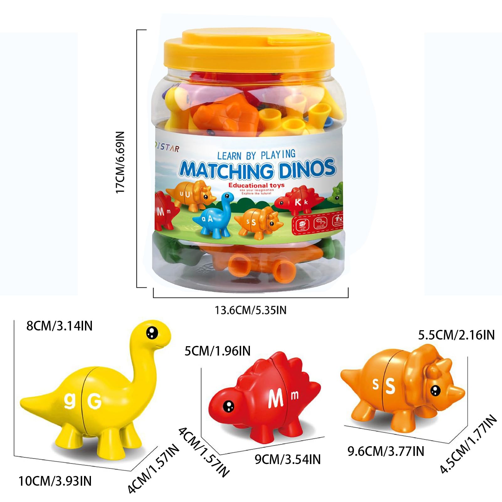 Dino Literacy Lab - Juego de 2 - Dinosaur Figurine Set reseña y precio