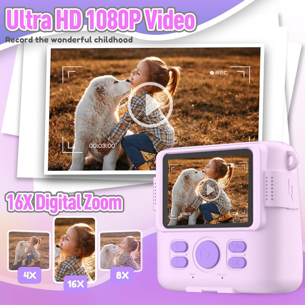 Cámara de impresión instantáne - Kids Toys 3 Year Old reseña y precio