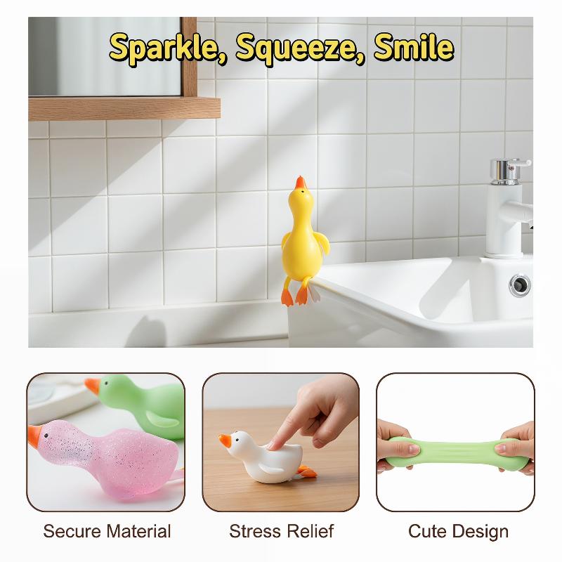 Pato antiestrés apretable, esc - Kids Toys Yellow reseña y precio