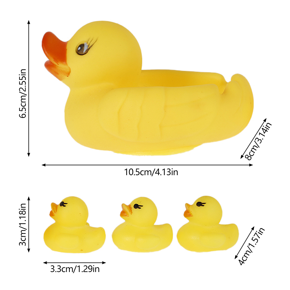 4 Uds. De juguetes de pato de  - Kids Toys Yellow reseña y precio