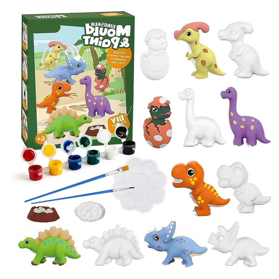 Juego de artes y manualidades, - Dinosaur Figurine Set reseña y precio
