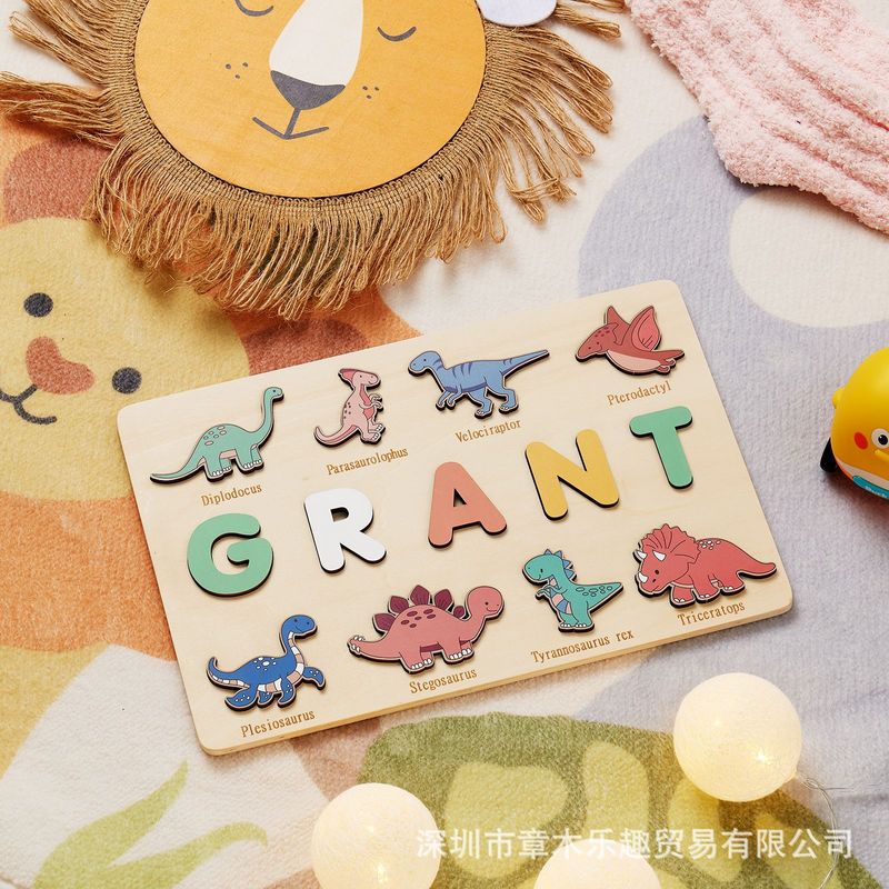 Rompecabezas de madera con nom - Kids Toys Names reseña y precio