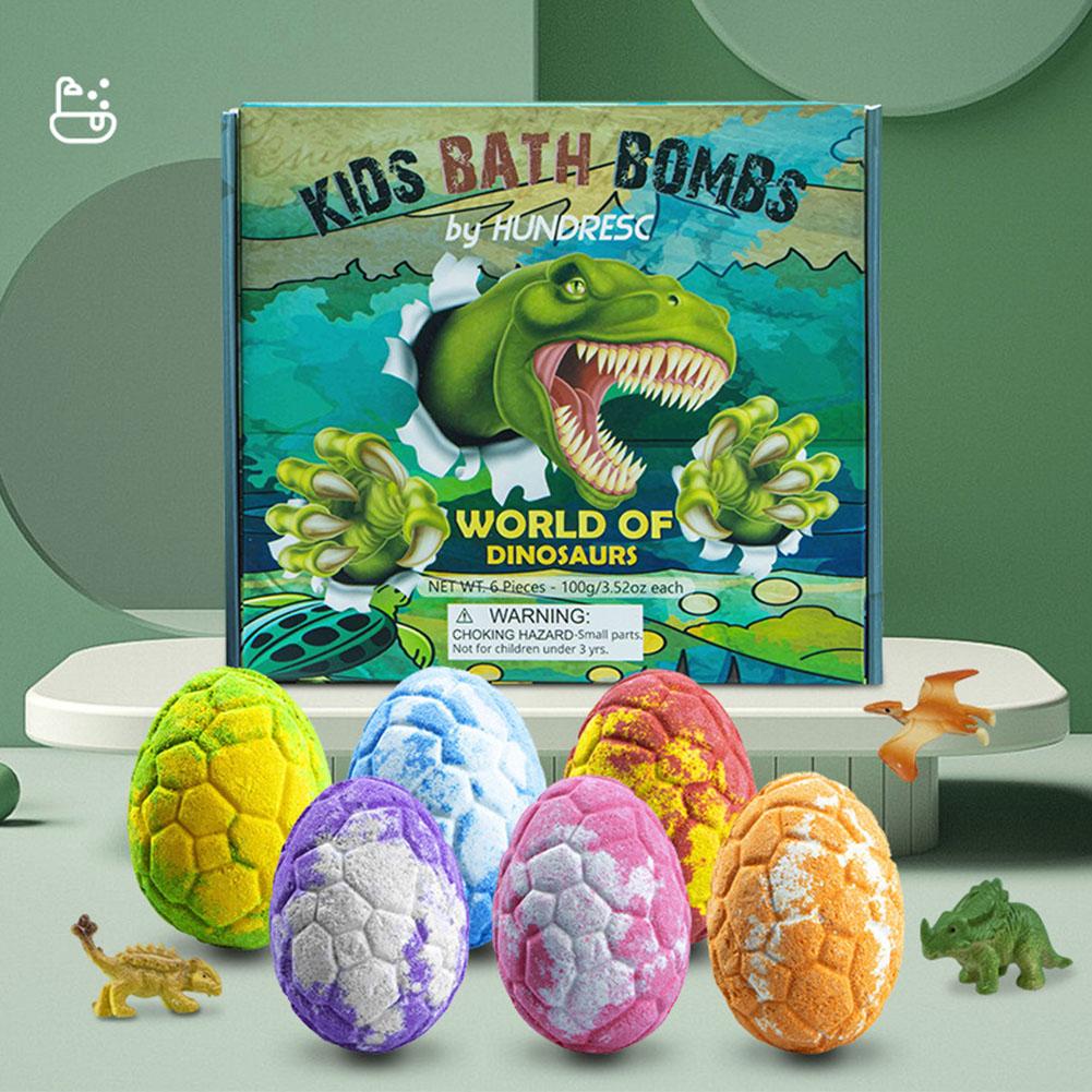 Juego de 6 Bombas de Baño con  - Dinosaur Figurine Set reseña y precio