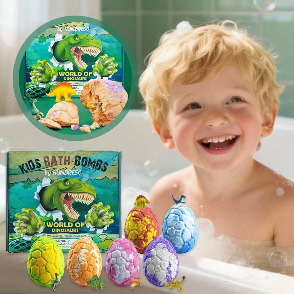Juego de 6 Bombas de Baño con  - Dinosaur Figurine Set reseña y precio