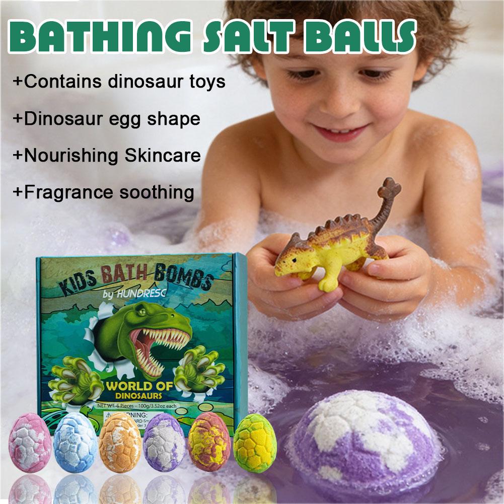 Juego de 6 Bombas de Baño con  - Dinosaur Figurine Set reseña y precio