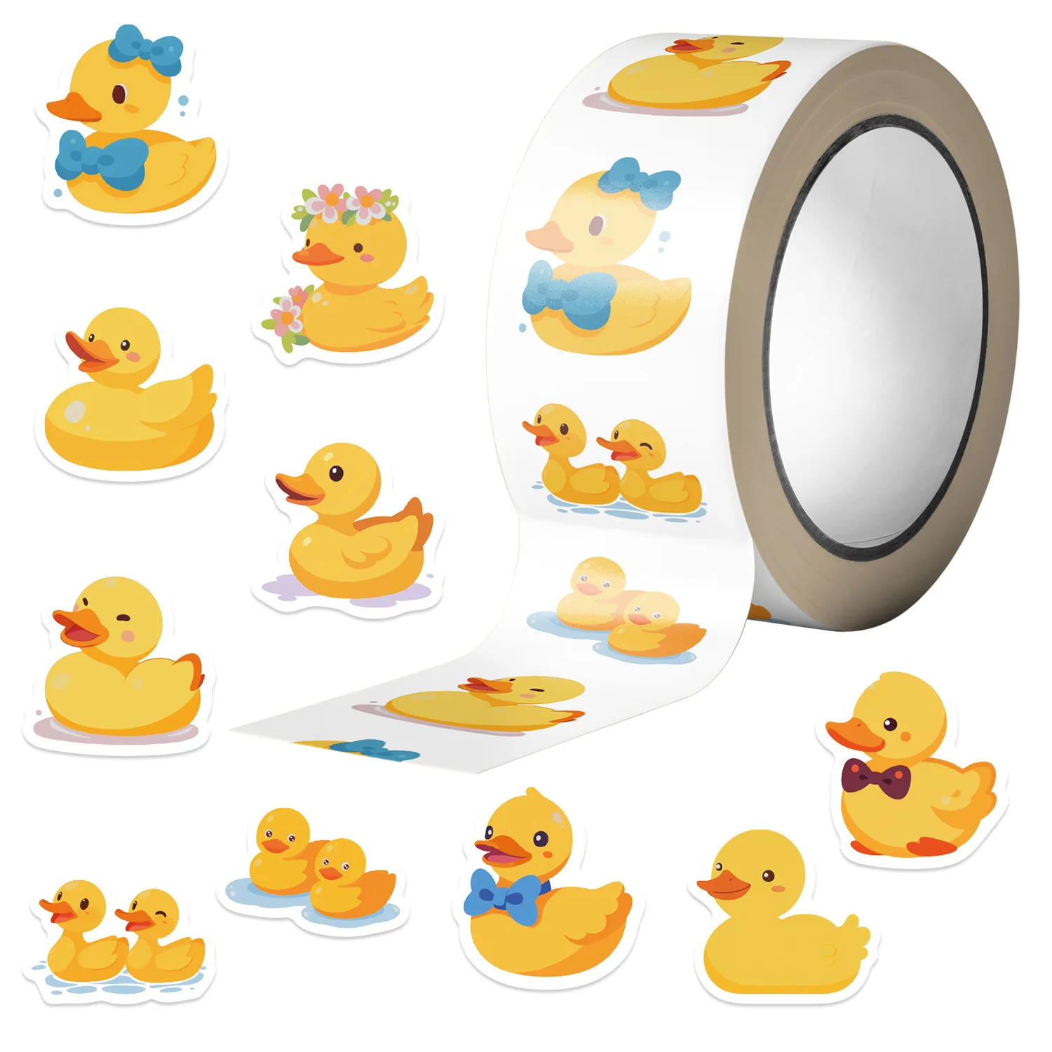 500 uds/rollo de pegatina de r - Kids Toys Yellow reseña y precio