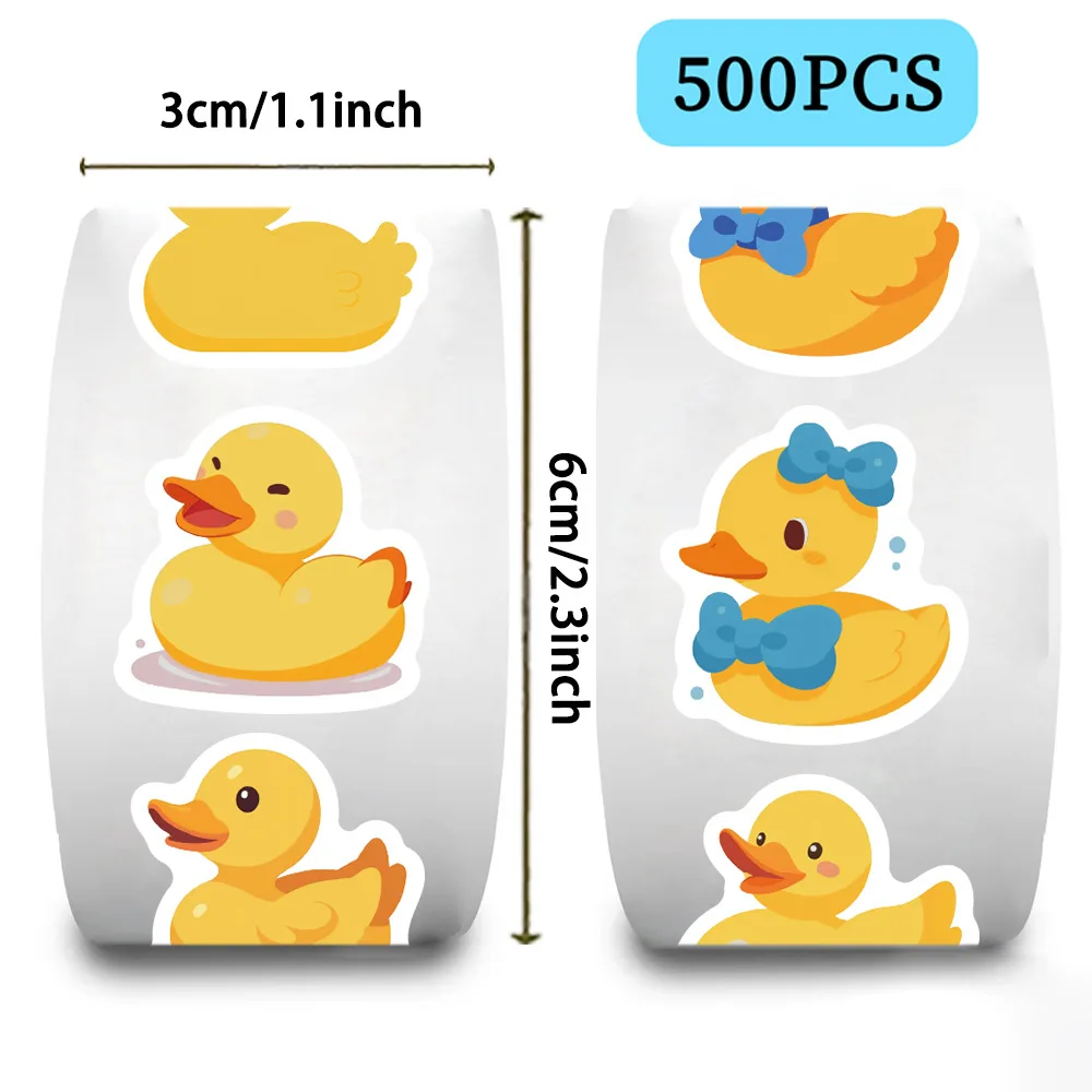 500 uds/rollo de pegatina de r - Kids Toys Yellow reseña y precio