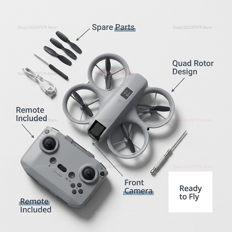 Mini Dron con Cámara HD 8K, FP - Kids Toys Drone reseña y precio