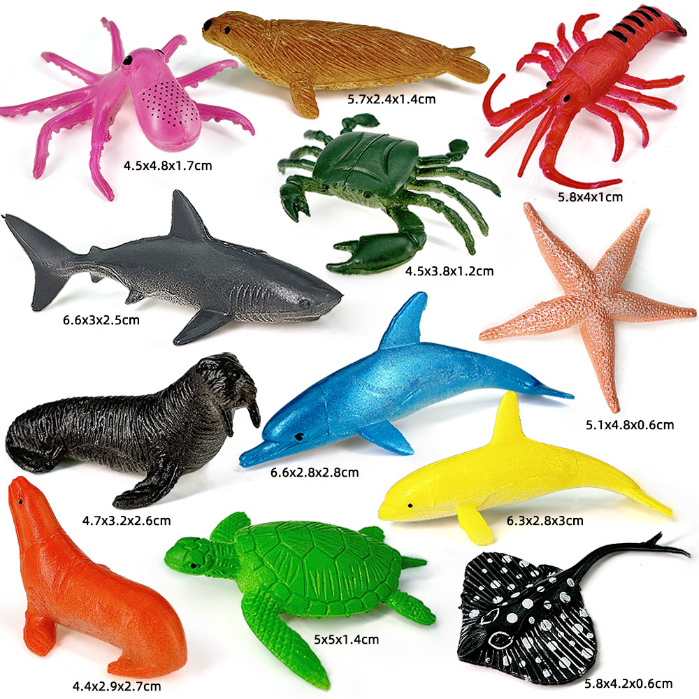 12 Uds. Juego de vida marina e - Kids Toys 3 Year Old reseña y precio