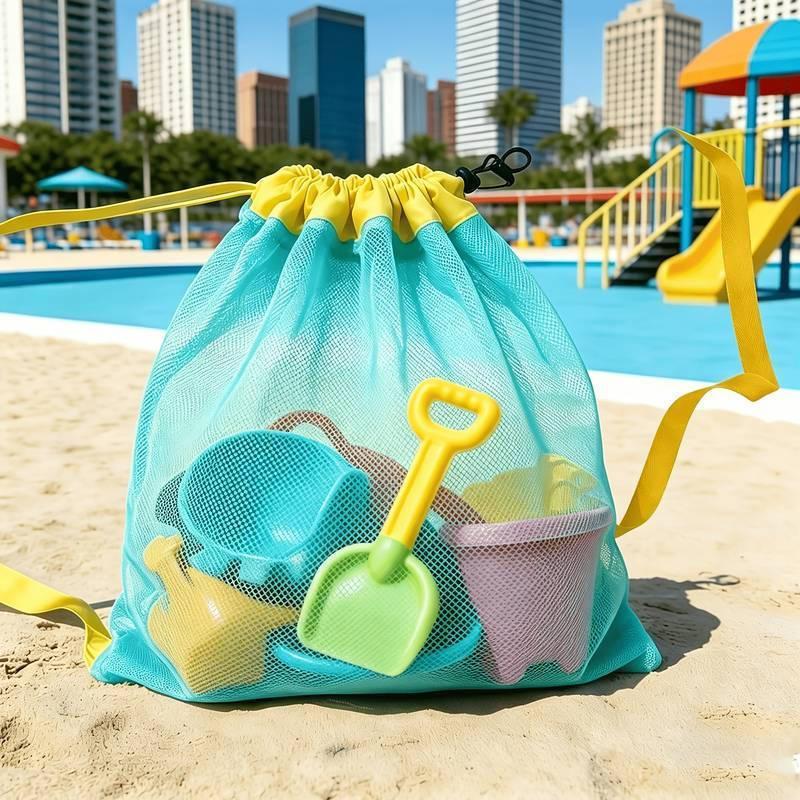 Bolsa de Playa de Malla Portát - Kids Toys Bag reseña y precio