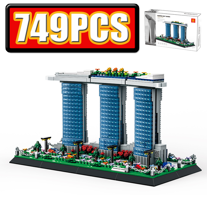 1154 Piezas 4217 Marina Bay Sa - Kids Toys Singapore reseña y precio