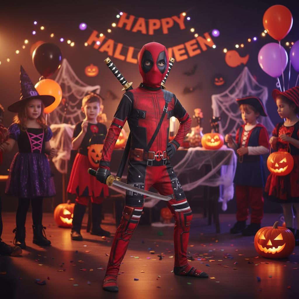 Disfraz de Deadpool para Niños - Kids Toys Bag reseña y precio