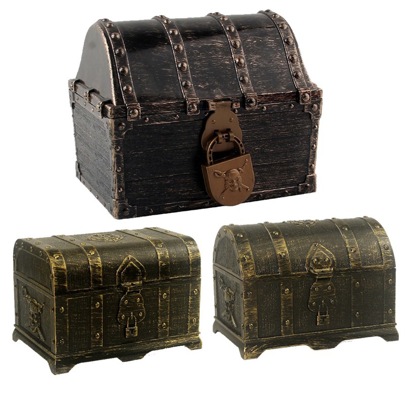 Cofre del Tesoro pirata, decor - Kids Toys Vintage reseña y precio