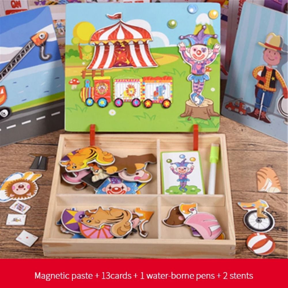 Rompecabezas magnéticos 3D de  - Kids Toys Drawing Easy reseña y precio