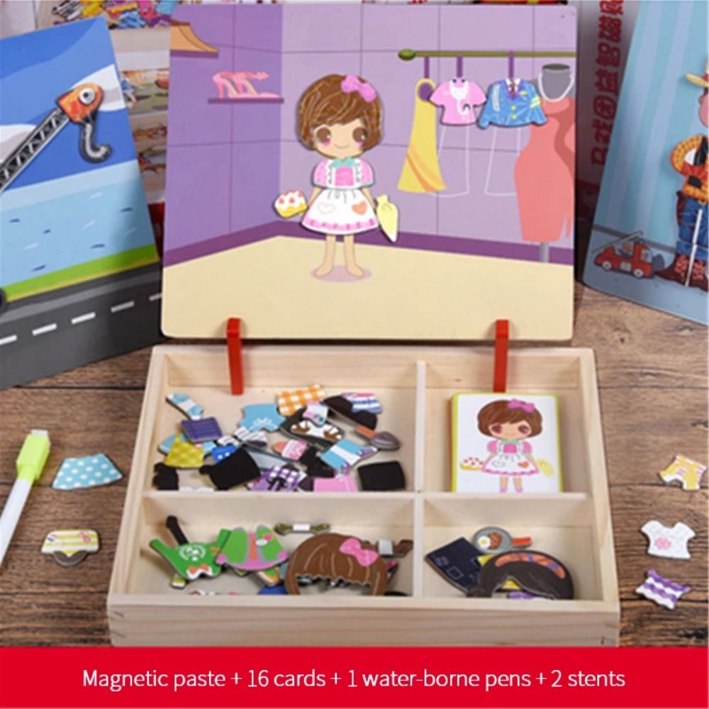Rompecabezas magnéticos 3D de  - Kids Toys Drawing Easy reseña y precio
