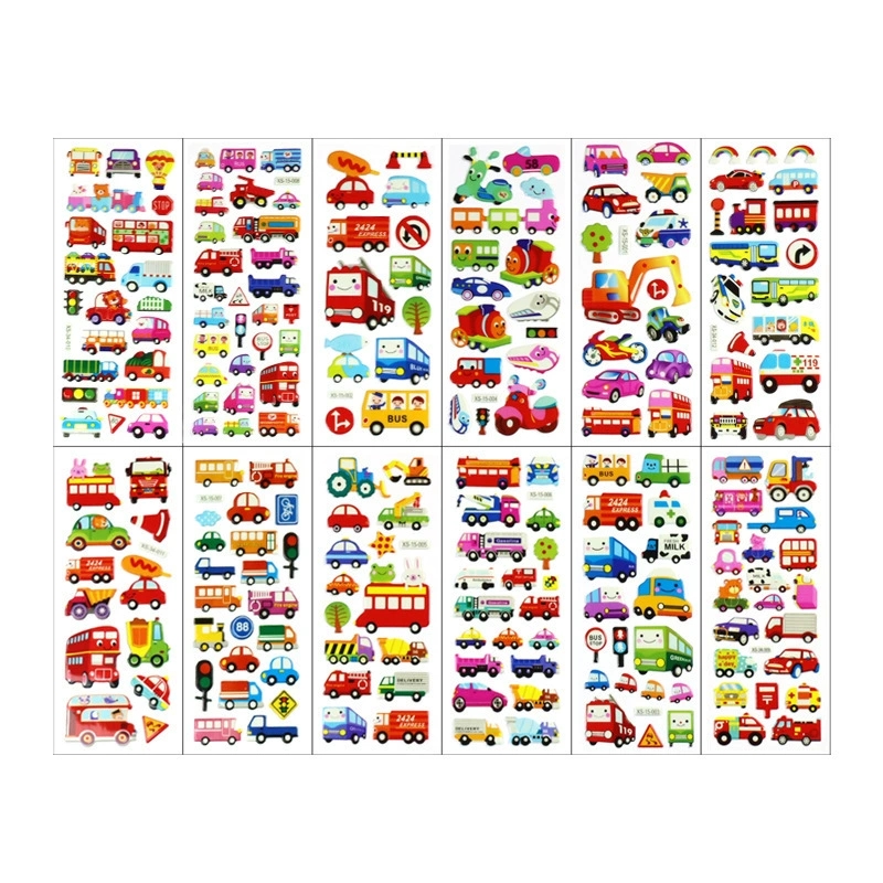 Pegatinas de dibujos animados  - Kids Toys Yellow reseña y precio