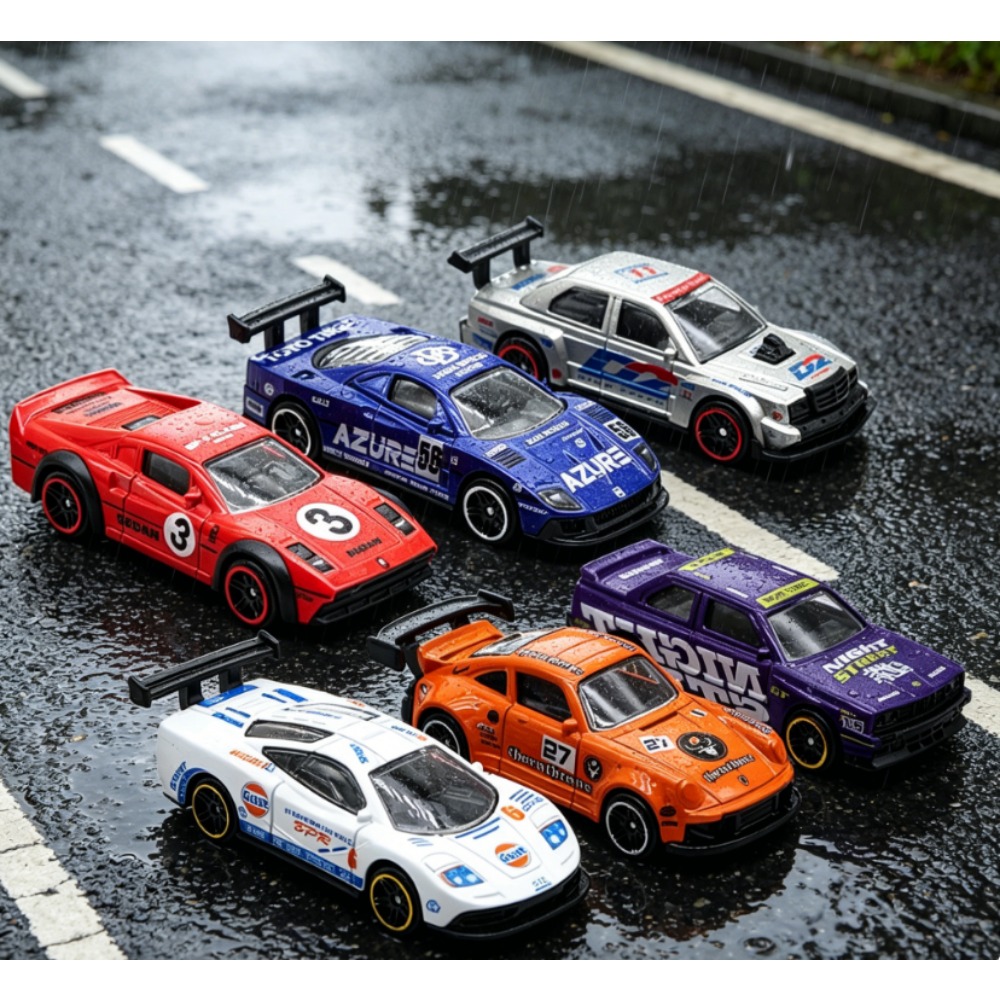 Juego de 6 coches de carreras  - Kids Toys Amazon reseña y precio