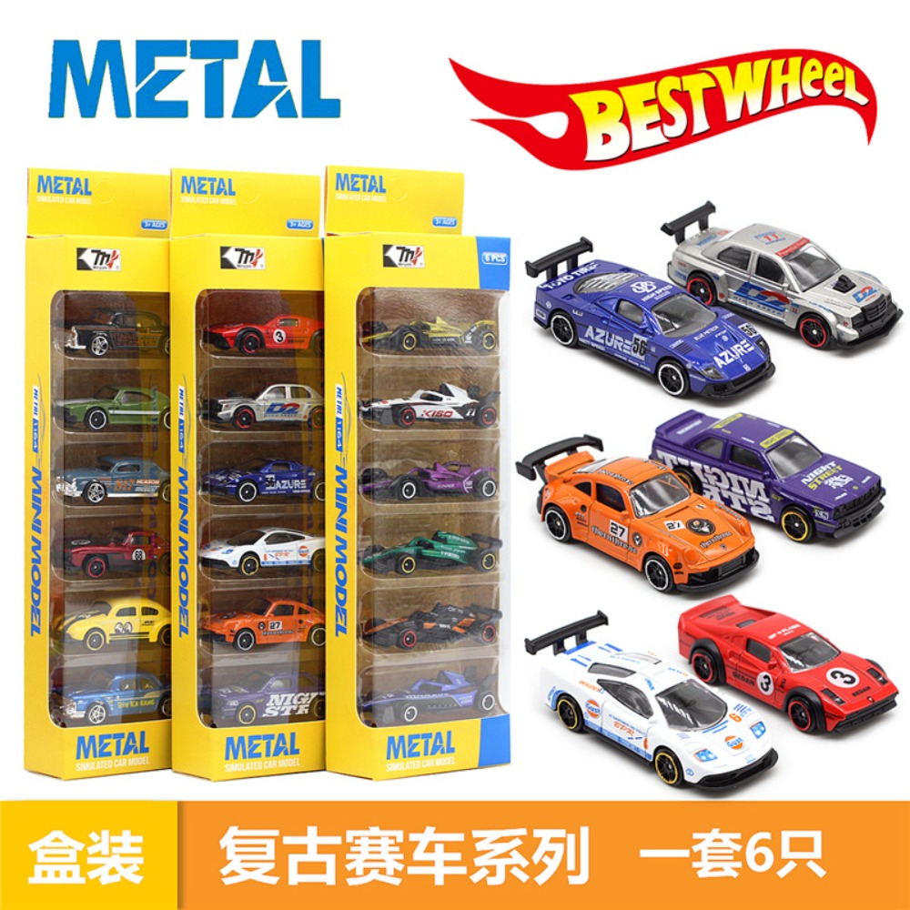Juego de 6 coches de carreras  - Kids Toys Amazon reseña y precio